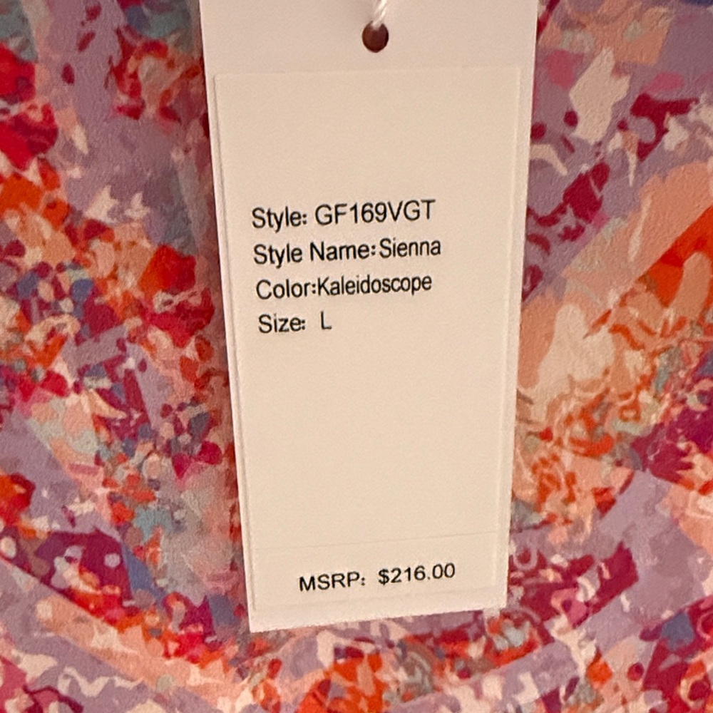 Gilner Farrar Colorful Ruffled Blouse - Picture 4 of 4